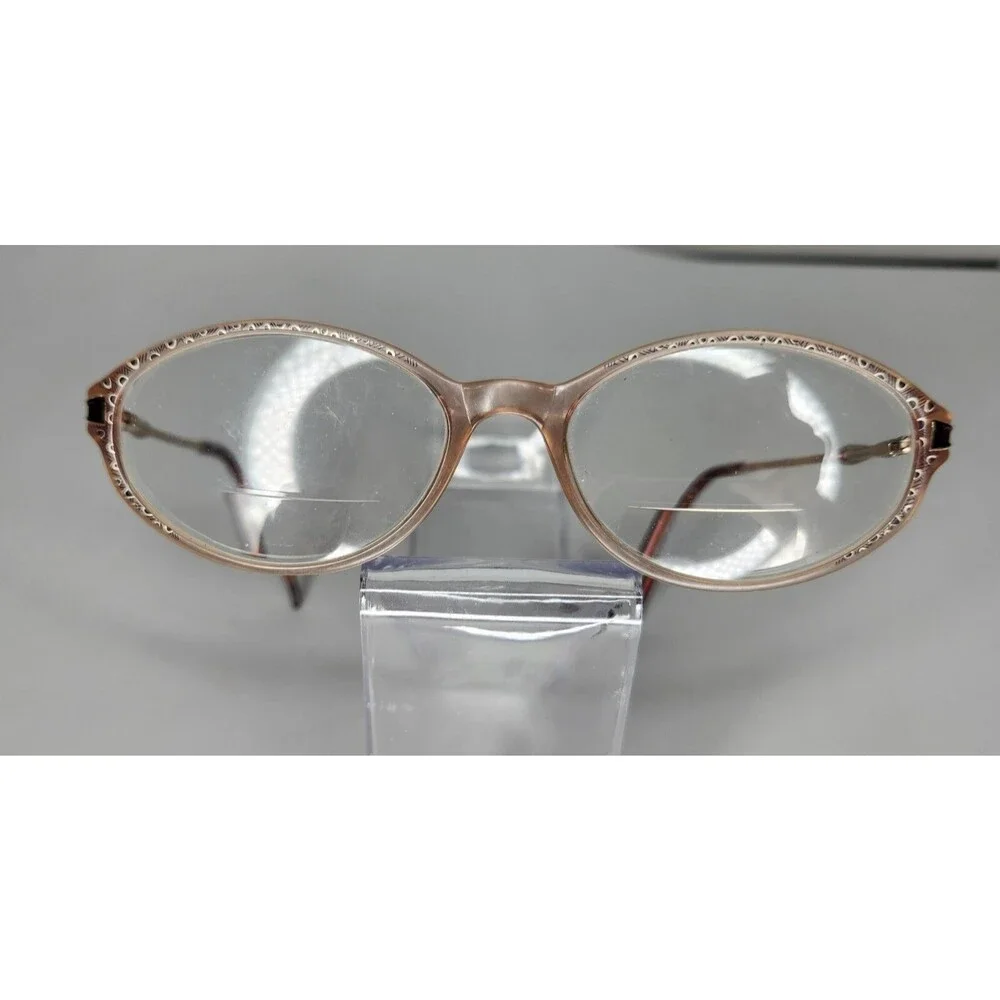 Womens Leapard/Peacock Print 53/16 Eyeglasses Frames